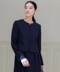 【お受験・セレモニー】（単品）ノーカラージャケット/ワンピース別売り有（品番0601111・0601110）セットアップ可