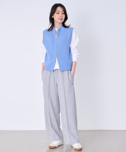 Arnold Palmer（アーノルドパーマー）の「ダブルオープンジップ ニットベスト（ベスト・レディース・スカイブルー/ブラック/アイボリー・L/M/S）」の9枚目の写真