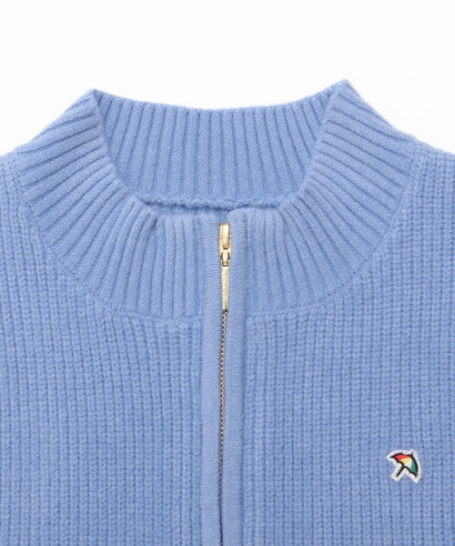 Arnold Palmer（アーノルドパーマー）の「ダブルオープンジップ ニットベスト（ベスト・レディース・スカイブルー/ブラック/アイボリー・L/M/S）」の13枚目の写真