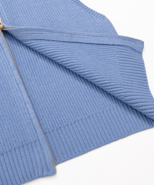 Arnold Palmer（アーノルドパーマー）の「ダブルオープンジップ ニットベスト（ベスト・レディース・スカイブルー/ブラック/アイボリー・L/M/S）」の15枚目の写真