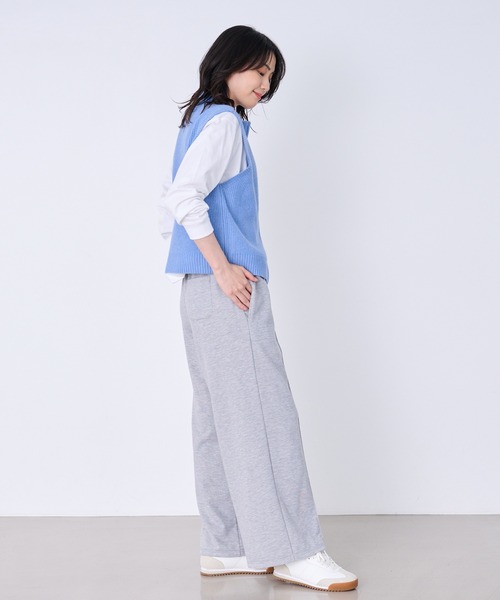 Arnold Palmer（アーノルドパーマー）の「ダブルオープンジップ ニットベスト（ベスト・レディース・スカイブルー/ブラック/アイボリー・L/M/S）」の8枚目の写真