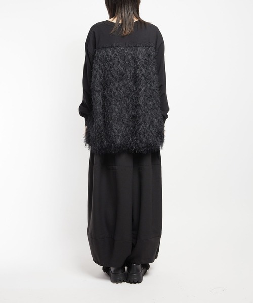 gomme(ゴム)の「20/-天竺 BバルーンT(Tシャツ/カットソー・レディース・ホワイト/ブラック/ネイビー・MEDIUM)」の12枚目の写真