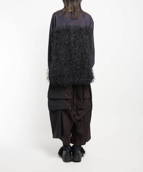 gomme(ゴム)の「20/-天竺 BバルーンT(Tシャツ/カットソー・レディース・ホワイト/ブラック/ネイビー・MEDIUM)」の15枚目の写真