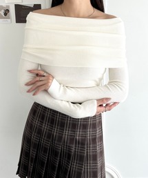 wears（ウェアーズ）の「オフショルニットトップス（ニット/セーター）」