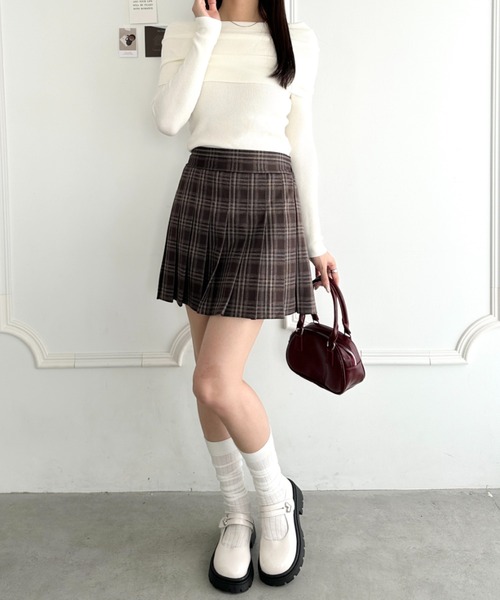 wears(ウェアーズ)の「オフショルニットトップス(ニット/セーター・レディース・アイボリー/ブラック/チャコールグレー/ホワイト/ライトグレー/ベージュ・FREE)」の20枚目の写真