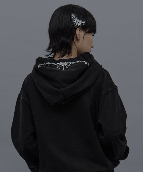 tanakadaisuke/タナカダイスケ】bijou mini tiara barrette right