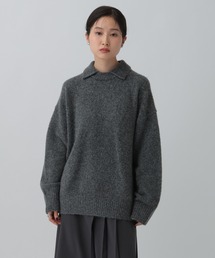 LEPSIM | 5ゲージ襟レイヤープルオーバー　595637(ニット/セーター)