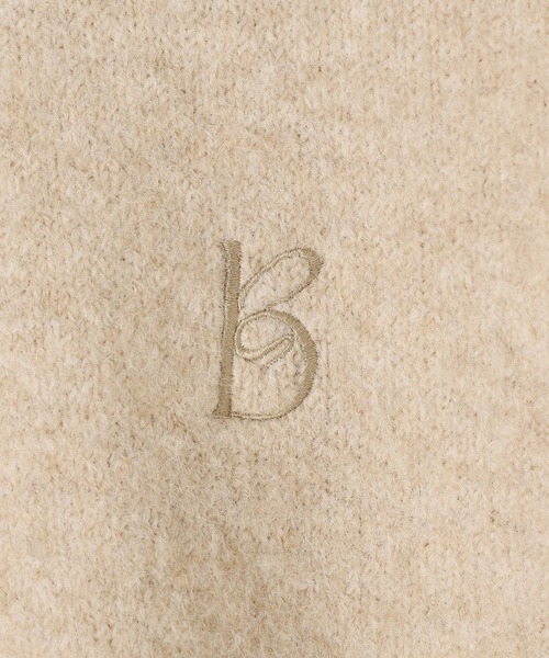 LEPSIM（レプシィム）の「5ゲージ襟レイヤープルオーバー　595637（ニット/セーター・レディース・ライトベージュ/イエロー系その他/チャコールグレー・FREE）」の10枚目の写真