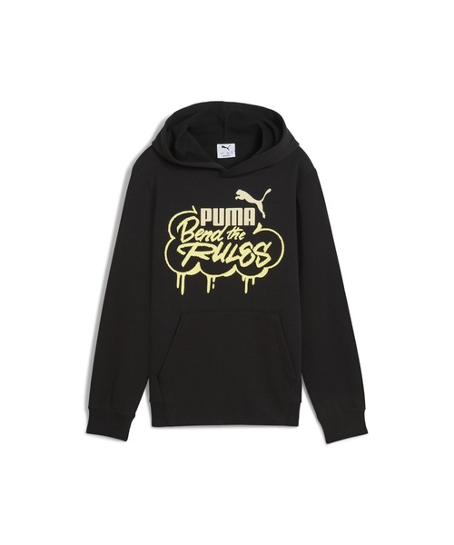 PUMA（プーマ）の「プーマ PUMA MID90S HD TR B_（パーカー・キッズ・ブルー/ブラック・120cm/130cm/140cm/150cm/160cm）」の2枚目の写真