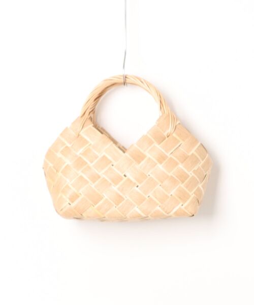 studio CLIP（スタディオクリップ）の「コットンウッドトライアングルバスケットM（収納グッズ・レディース・その他1・FREE）」の5枚目の写真