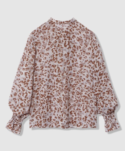 ANAYI レオパードプリントリボンタイブラウス レオパードプリントリボンタイブラウス（シャツ/ブラウス）｜ANAYI