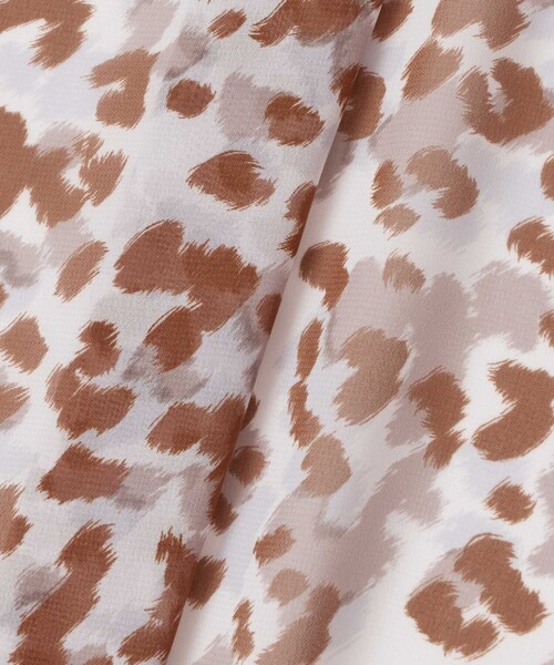 レオパードプリントリボンタイブラウス（シャツ/ブラウス）｜ANAYI