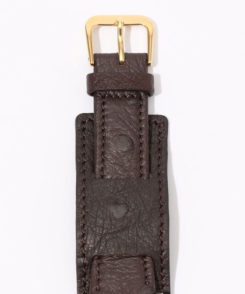 VAGUE WATCH CO.(ヴォーグウォッチカンパニー)の「【別注】VAGUE WATCH Vabble Combi オーストリッチベルト オートマチックウォッチ(アナログ腕時計・メンズ・シルバーグレー・FREE)」の5枚目の写真