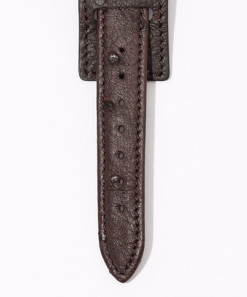 VAGUE WATCH CO.(ヴォーグウォッチカンパニー)の「【別注】VAGUE WATCH Vabble Combi オーストリッチベルト オートマチックウォッチ(アナログ腕時計・メンズ・シルバーグレー・FREE)」の6枚目の写真