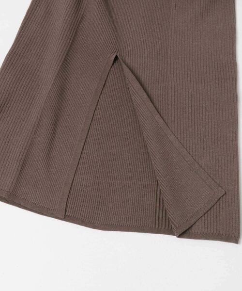 SENSE OF PLACE by URBAN RESEARCH（センスオブプレイスバイアーバンリサーチ）の「エリツキリブニットワンピース（ワンピース・レディース・モカ/イエロー/ネイビー/グレー・ONE）」の21枚目の写真