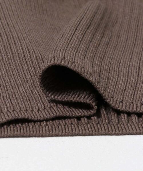 SENSE OF PLACE by URBAN RESEARCH（センスオブプレイスバイアーバンリサーチ）の「エリツキリブニットワンピース（ワンピース・レディース・モカ/イエロー/ネイビー/グレー・ONE）」の22枚目の写真