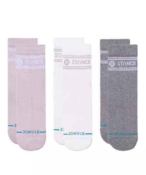 STANCE(スタンス)の「STANCE / スタンス VITAL QUARTER 3 PACK バイタル クウォーター 3パックソックス(ソックス/靴下・メンズ・ホワイト/ブラック/マルチ/パープル・FREE)」の3枚目の写真