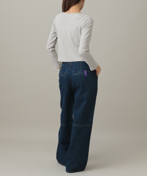 3.3 Field Trip (3.3フィールドトリップ)の「3.3 Field Trip/ドレープデザインロングスリーブ(Tシャツ/カットソー・レディース・ブラック/レッド/グレー/オフホワイト・FREE)」の21枚目の写真