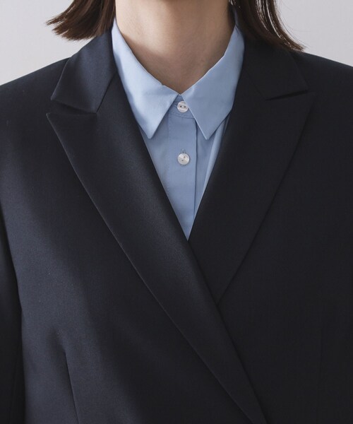 OPAQUE.CLIP（オペークドットクリップ）の「金ボタンダブルブレストテーラードジャケット【洗える】（テーラードジャケット・レディース・ネイビー・36/38/40/42）」の9枚目の写真