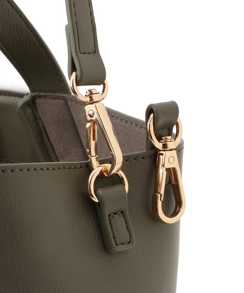 ROPE' PICNIC（ロペピクニック）の「me fit BAG ホースヘア調コンビスクエアフォルムバッグ/2WAY（トートバッグ・レディース・ブラック/グレー系その他/ブラウン系その他/グリーン系その他2・FREE）」の16枚目の写真