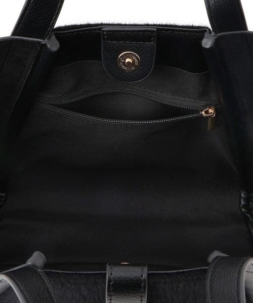 ROPE' PICNIC（ロペピクニック）の「me fit BAG ホースヘア調コンビスクエアフォルムバッグ/2WAY（トートバッグ・レディース・ブラック/グレー系その他/ブラウン系その他/グリーン系その他2・FREE）」の21枚目の写真