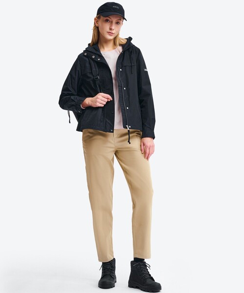 AIGLE(エーグル)の「撥水 ソフトストレッチ テーパードパンツ(その他パンツ・レディース・ブラック/ベージュ・40/36/38)」の8枚目の写真