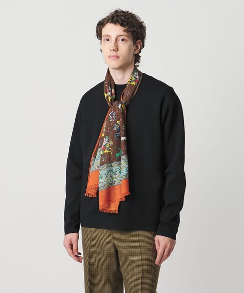 UNITED ARROWS（ユナイテッドアローズ）の「フォーシーズンズ ミラノリブ クルーネック ニット（ニット/セーター・メンズ・ブラック/ライトグレー/コバルトブルー・L/M/XL/S）」の2枚目の写真