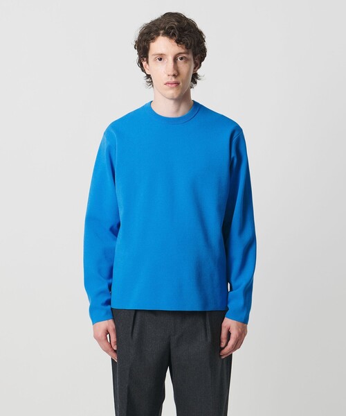 UNITED ARROWS（ユナイテッドアローズ）の「フォーシーズンズ ミラノリブ クルーネック ニット（ニット/セーター・メンズ・ブラック/ライトグレー/コバルトブルー・L/M/XL/S）」の22枚目の写真