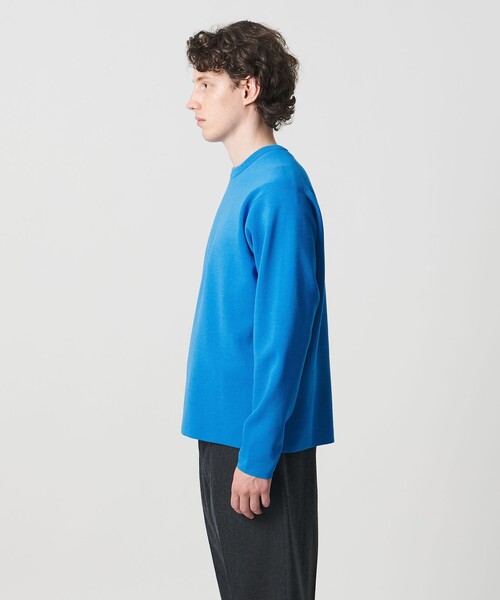 UNITED ARROWS（ユナイテッドアローズ）の「フォーシーズンズ ミラノリブ クルーネック ニット（ニット/セーター・メンズ・ブラック/ライトグレー/コバルトブルー・L/M/XL/S）」の21枚目の写真