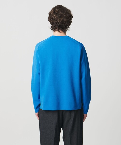 UNITED ARROWS（ユナイテッドアローズ）の「フォーシーズンズ ミラノリブ クルーネック ニット（ニット/セーター・メンズ・ブラック/ライトグレー/コバルトブルー・L/M/XL/S）」の20枚目の写真