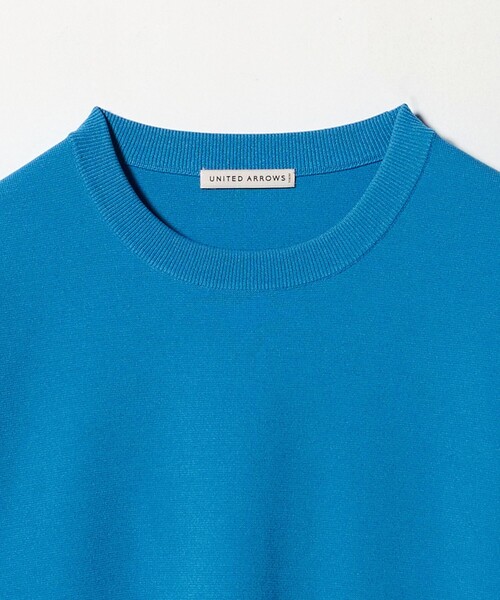 UNITED ARROWS（ユナイテッドアローズ）の「フォーシーズンズ ミラノリブ クルーネック ニット（ニット/セーター・メンズ・ブラック/ライトグレー/コバルトブルー・L/M/XL/S）」の17枚目の写真