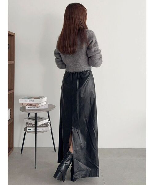 dazzlin（ダズリン）の「ルミナスカラーショートカーディガン（カーディガン/ボレロ・レディース・ピンク/イエロー/チャコールグレー/ブルー/オフホワイト・FREE）」の14枚目の写真