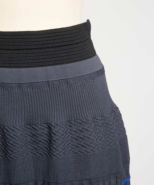 gomme（ゴム）の「マルチニットスカート（スカート・レディース・チャコールグレー/ブラック/ネイビー・FREE）」の19枚目の写真