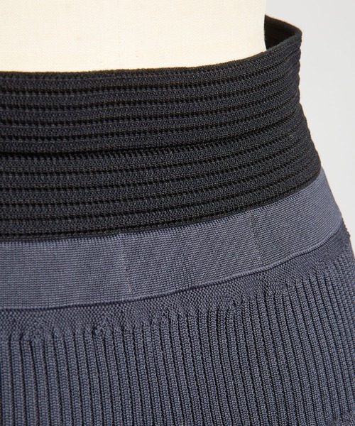 gomme（ゴム）の「マルチニットスカート（スカート・レディース・チャコールグレー/ブラック/ネイビー・FREE）」の22枚目の写真