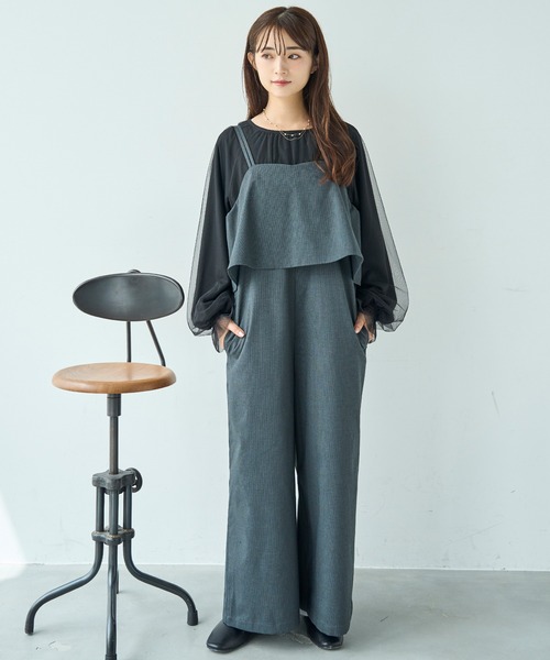 mil(ミル)の「チュールレイヤードトップス【588106】(Tシャツ/カットソー・レディース・ブラウン/ブラック/グレー・ONE SIZE)」の15枚目の写真