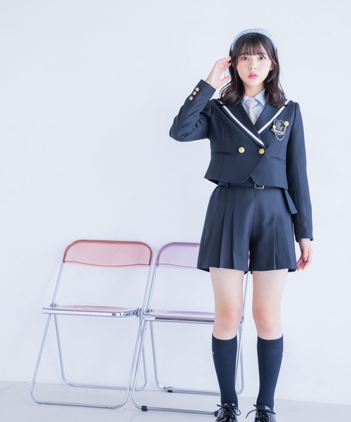 repipi armario卒服4点セット　Ｌサイズ 卒服2026】プリーツキュロット（その他パンツ）｜repipi armario