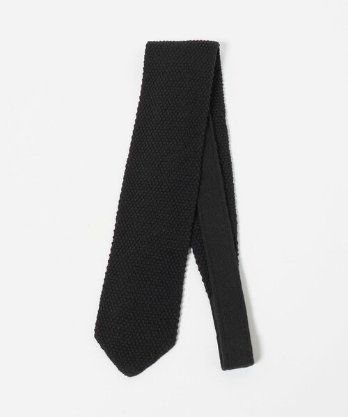 UNITED ARROWS（ユナイテッドアローズ）の「＜SOVEREIGN＞カシミヤ ニット ネクタイ（ネクタイ・メンズ・ブラック/ネイビー/ダークグレー/モカ・FREE）」の2枚目の写真