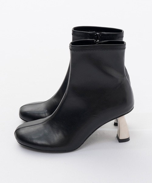 PRANK PROJECT(プランクプロジェクト)の「ヒールストレッチショートブーツ / Heel Stretch Short Boots(ブーツ・レディース・ブラック・36/37/38)」の6枚目の写真