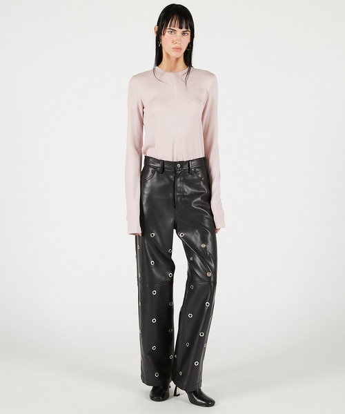 PRANK PROJECT(プランクプロジェクト)の「ヒールストレッチショートブーツ / Heel Stretch Short Boots(ブーツ・レディース・ブラック・36/37/38)」の2枚目の写真