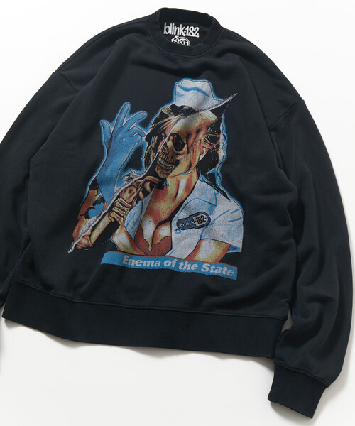 【希少✨】プリーツプリーズ　タンクトップ　パンチングロゴ　1998　大きいサイズ セール】【EXCLUSIVE】BLINK182 back print SWT / ブリンク182 バック