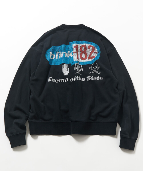 セール】【EXCLUSIVE】BLINK182 back print SWT / ブリンク182 バック