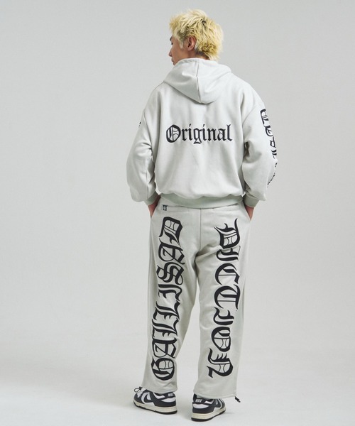 GALLIS ADDICTION（ガリスアディクション）の「GA SUEDE OE刺繍 ZIP-HOODIE（パーカー・メンズ・アイボリー/ブラック・M/L）」の16枚目の写真