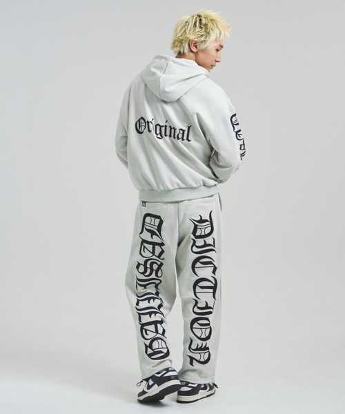 GALLIS ADDICTION（ガリスアディクション）の「GA SUEDE OE刺繍 ZIP-HOODIE（パーカー・メンズ・アイボリー/ブラック・M/L）」の18枚目の写真