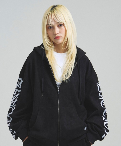 GALEO パーカー GA SUEDE OE刺繍 ZIP-HOODIE（パーカー）｜GALLIS ADDICTION（ガリス