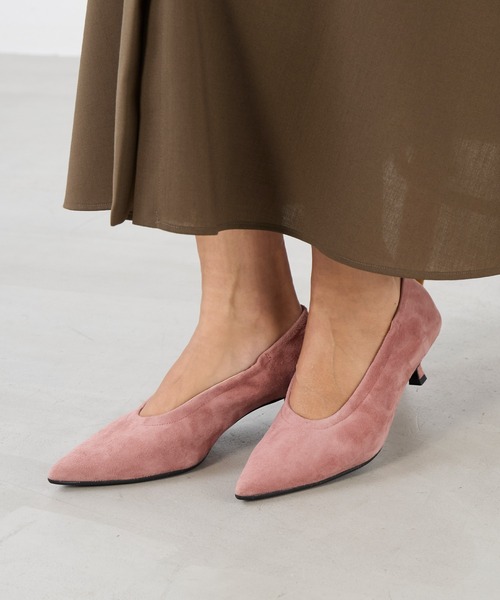 FABIO RUSCONI(ファビオルスコーニ)の「【FABIO RUSCONI】ポインテッドトゥパンプス-GABRY(パンプス・レディース・ピンク/ブラウン・36/37)」の1枚目の写真