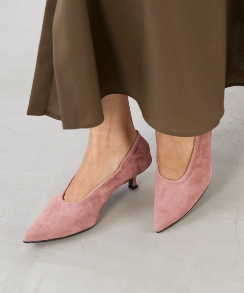 FABIO RUSCONI(ファビオルスコーニ)の「【FABIO RUSCONI】ポインテッドトゥパンプス-GABRY(パンプス・レディース・ピンク/ブラウン・36/37)」の3枚目の写真