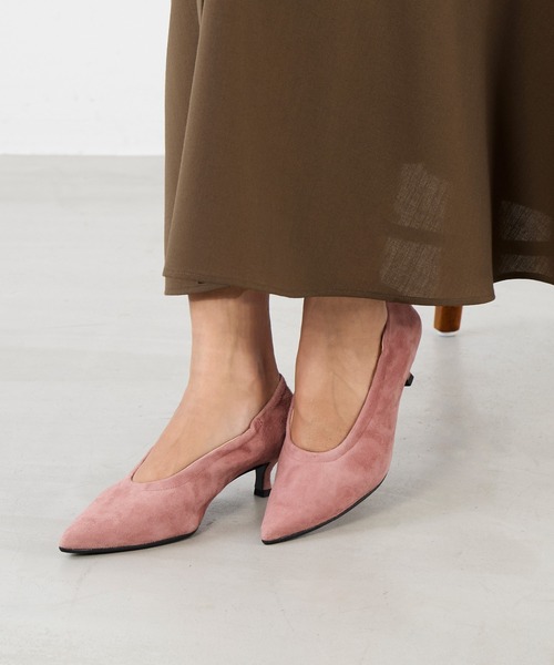 FABIO RUSCONI(ファビオルスコーニ)の「【FABIO RUSCONI】ポインテッドトゥパンプス-GABRY(パンプス・レディース・ピンク/ブラウン・36/37)」の4枚目の写真