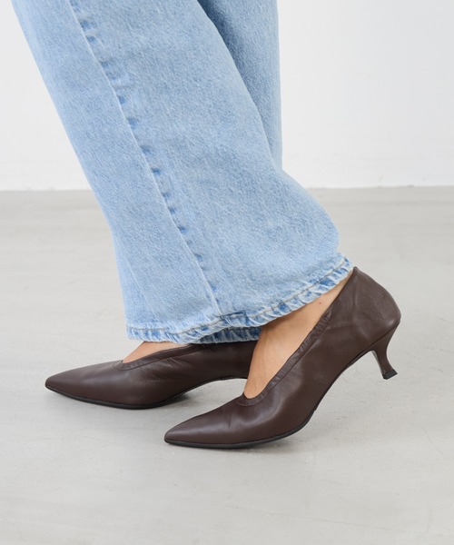 FABIO RUSCONI(ファビオルスコーニ)の「【FABIO RUSCONI】ポインテッドトゥパンプス-GABRY(パンプス・レディース・ピンク/ブラウン・36/37)」の11枚目の写真