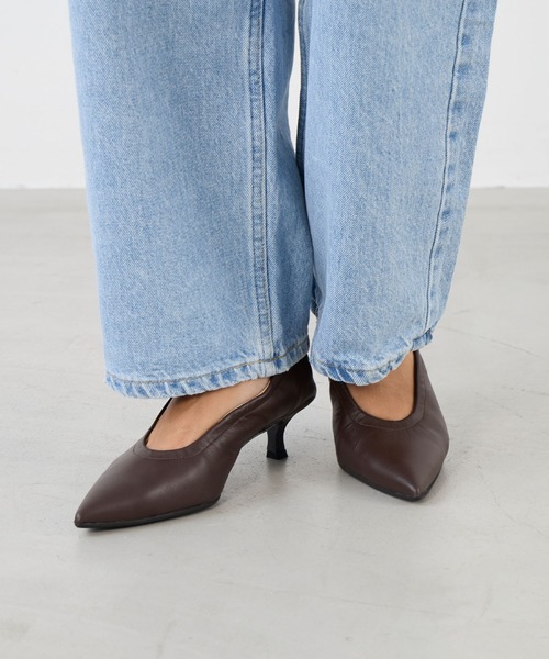 FABIO RUSCONI(ファビオルスコーニ)の「【FABIO RUSCONI】ポインテッドトゥパンプス-GABRY(パンプス・レディース・ピンク/ブラウン・36/37)」の14枚目の写真