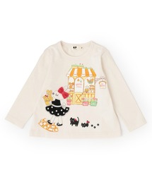 KP | ベーカリーmimiちゃんアップリケ 長袖Tシャツ(Tシャツ/カットソー)